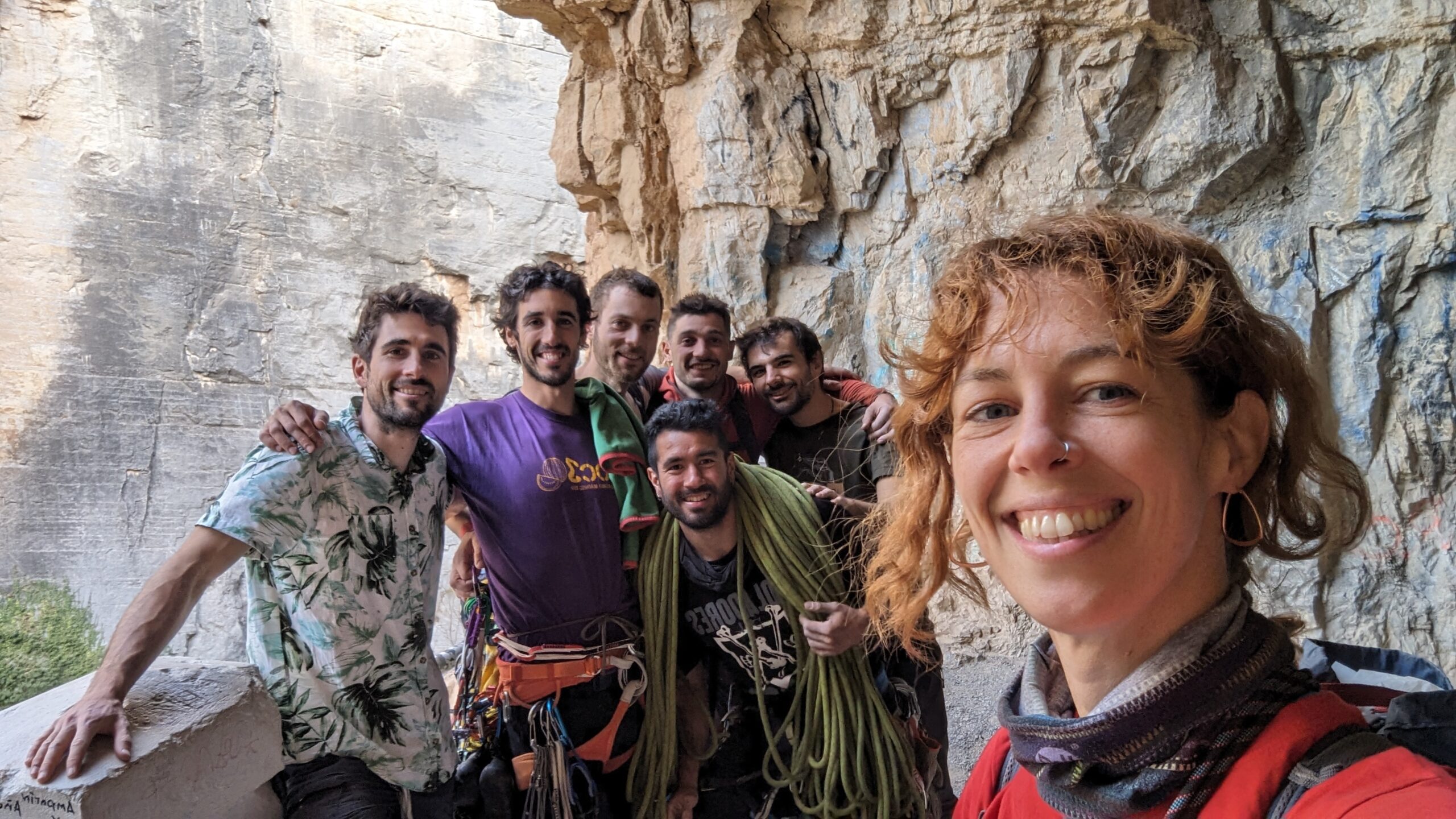 Charla de los miembros del Grupo de Tecnificación de Alpinismo