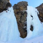 Escalada en hielo en Cogne